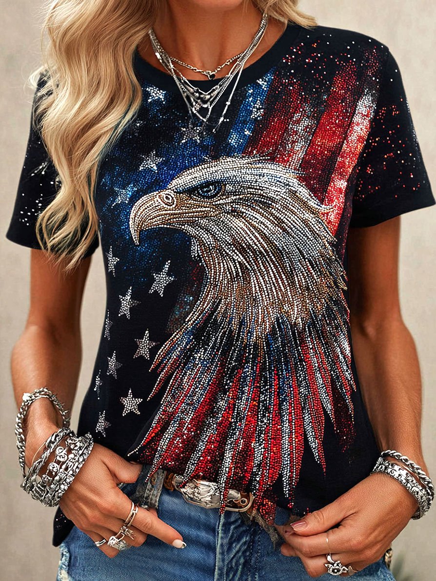 Women's Retro American 250th Anniversary Short-Sleeve T-Shirt