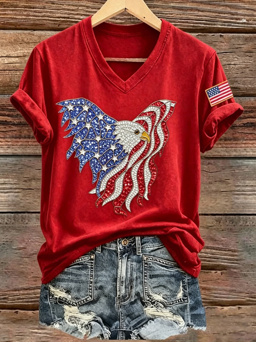 U.S. 250th Anniversary Eagle Print Women's T-Shirt