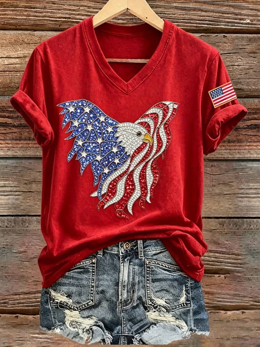 U.S. 250th Anniversary Eagle Print Women's T-Shirt
