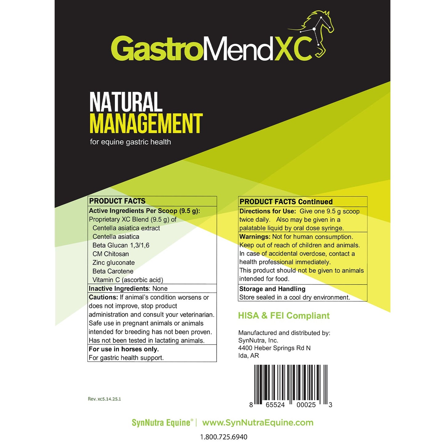 SynNutra Equine GastroMend XC Powder
