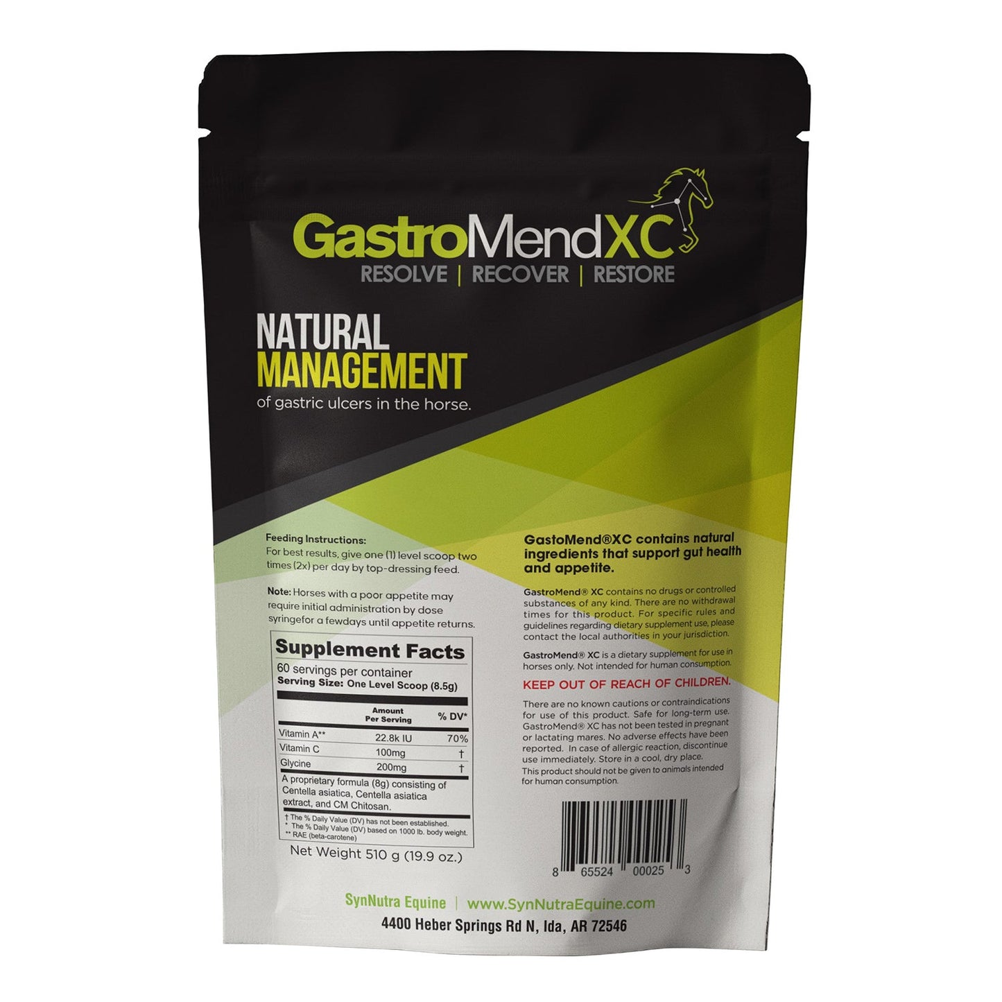 SynNutra Equine GastroMend XC Powder