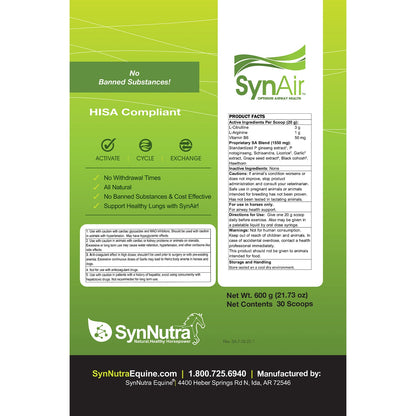 SynNutra Equine SynAir Powder