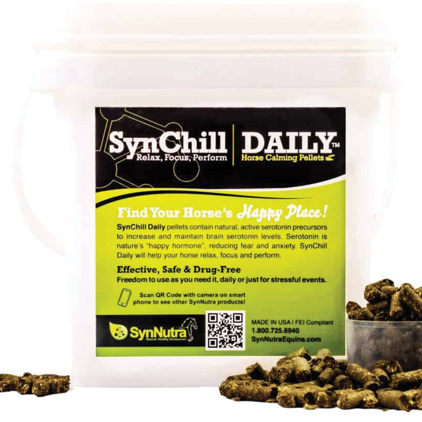 SynNutra Equine SynChill Daily Pellets