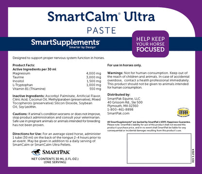 SmartEquine SmartCalm Ultra Paste