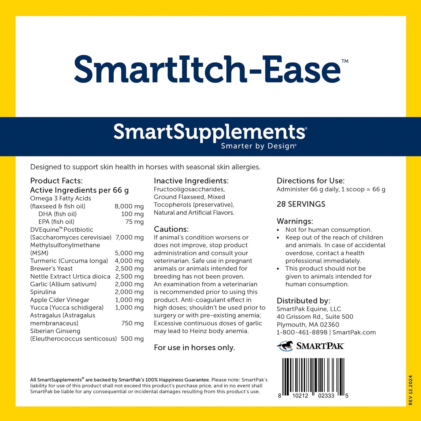 SmartEquine SmartItch Ease Powder