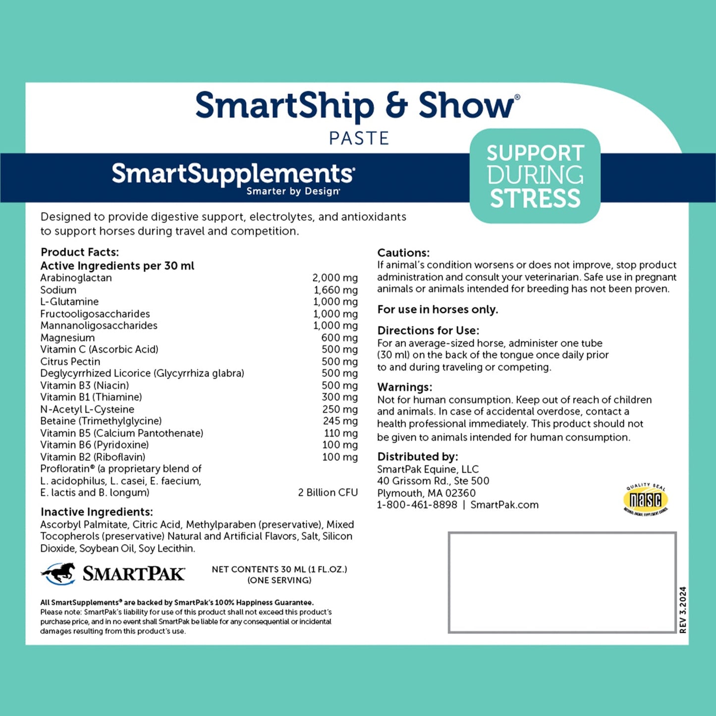 SmartEquine Ship and Show Paste