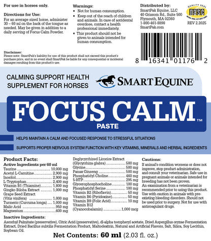 SmartEquine Focus Calm Paste