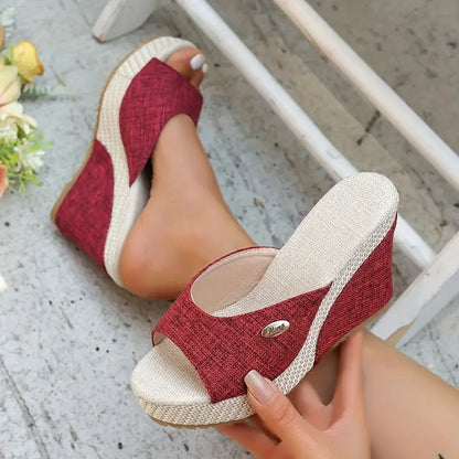 Women's Stylish Comfortable Espadrille Slip-On Sandals