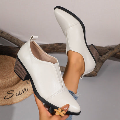 Women's Comfortable slip-on Ankle Boots