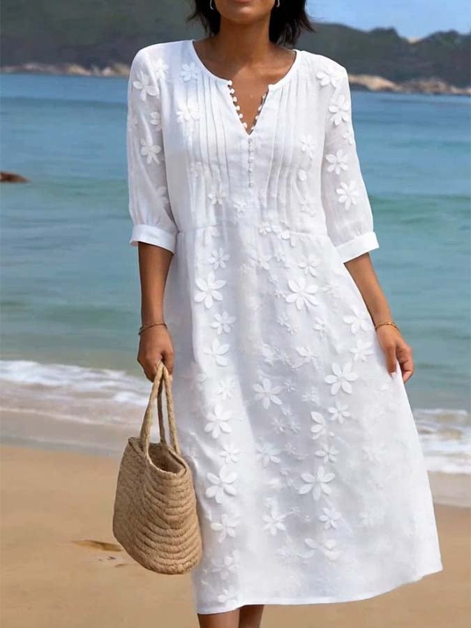 Women'S Casual Printed Dress