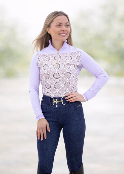 Novella Equestrian The Faith Long-Sleeve Sun Shirt