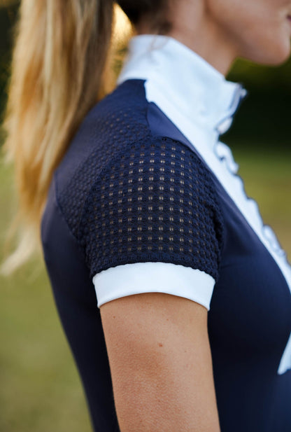 Novella Equestrian The Havallo Short-Sleeve Show Shirt
