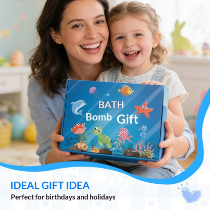 12-Piece Bath Bomb Gift Set for Kids