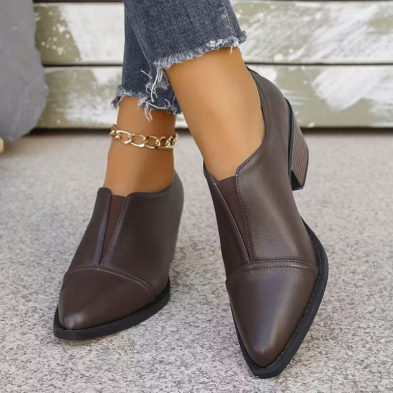 Women's Comfortable slip-on Ankle Boots