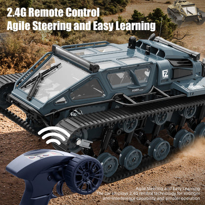 1/12 Military Tracked Off-Road Remote Control Tank - JJY38