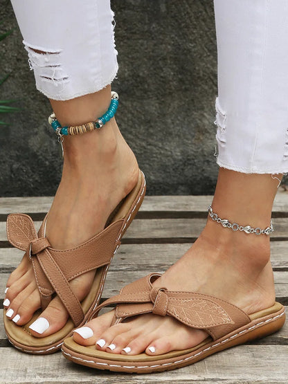 Leaf Shape Leisure Vacation Flip-flops