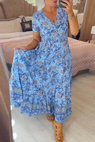 FLORAL PATTERN DRESS