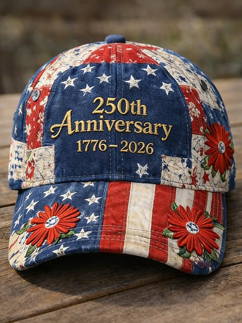 Unisex Retro 250th Anniversary Faith Printed Hat