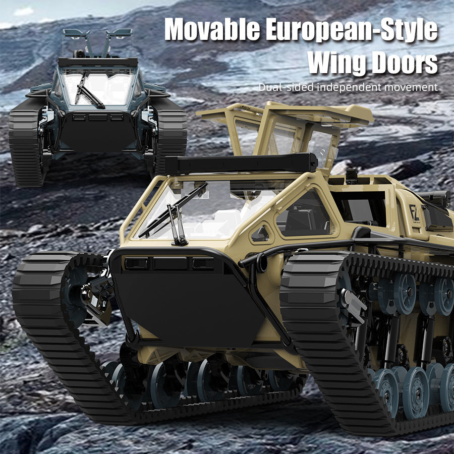 1/12 Military Tracked Off-Road Remote Control Tank - JJY38
