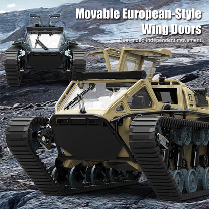 1/12 Military Tracked Off-Road Remote Control Tank - JJY38