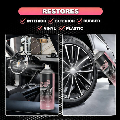 Car Interior Protectant Spray For Leahter and plastic One-Step Tire Shine Spray for Precise, Even Shine and Minimal Overspray ,15oz