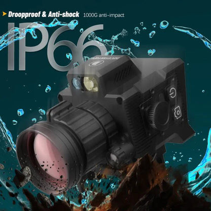 See in total darkness- Infrared WIFI Shockproof Hunting Clip-on Thermal