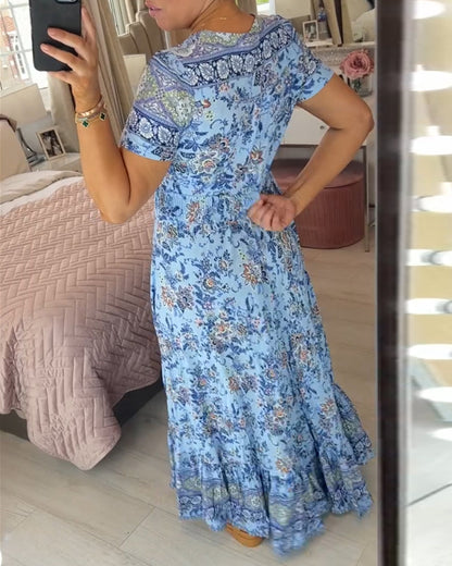 FLORAL PATTERN DRESS