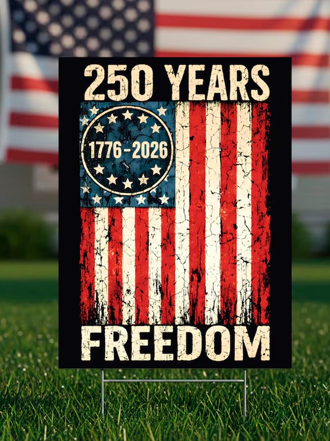 America 250th Anniversary Garden Flag