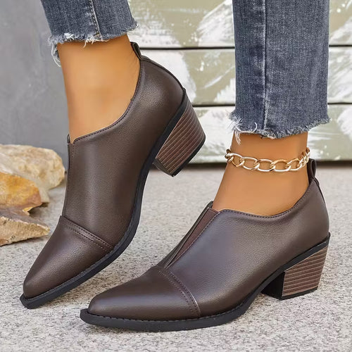 Women's Comfortable slip-on Ankle Boots
