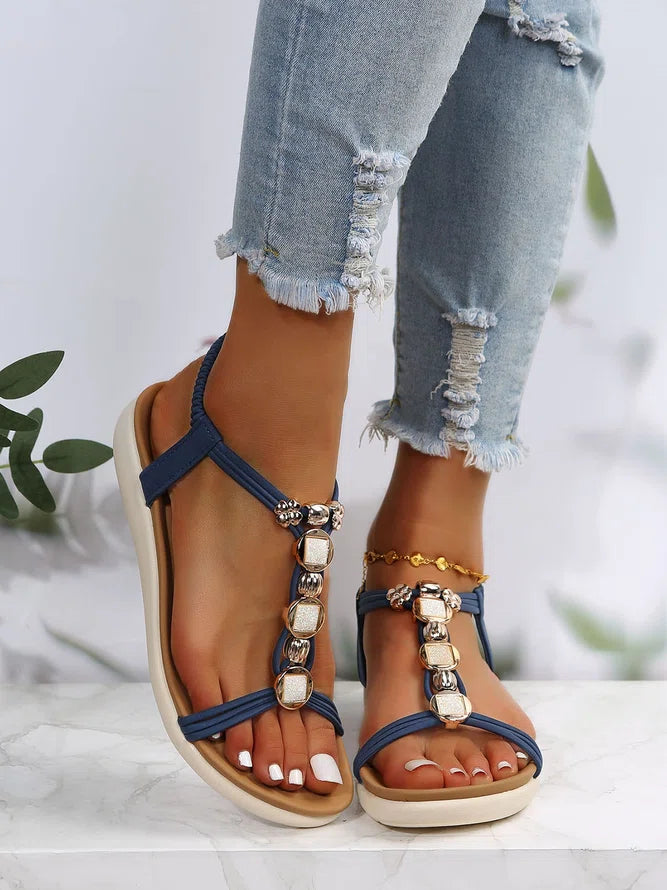 Beaded Boho Casual Flat Sandals