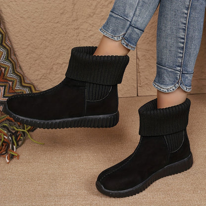 🔥Women's Fashion Solid-Colour Ankle Boots