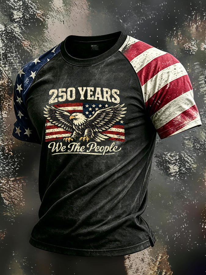 Men'S Casual Patriotic T-Shirt