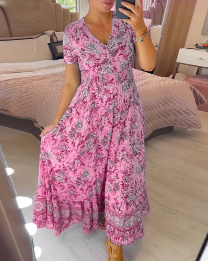 FLORAL PATTERN DRESS