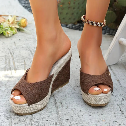 Women's Stylish Comfortable Espadrille Slip-On Sandals