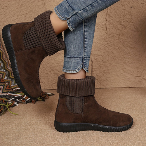 🔥Women's Fashion Solid-Colour Ankle Boots