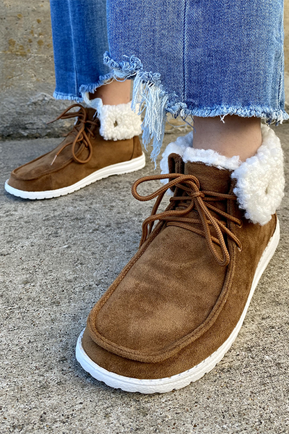 Gypsy Jazz Odeme Sherpa Cuffed Sneaker