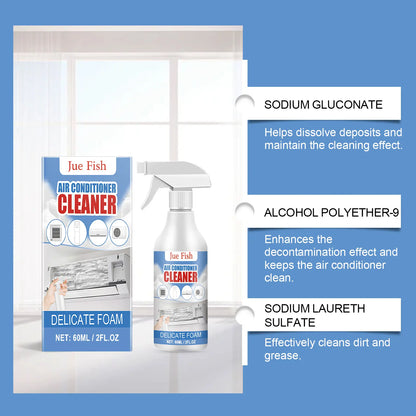 Air Conditioner Cleaner, Household Air Conditioner Hang-Up, Non-Dismantling, Odorless Descaling, Foam Air Conditioner Cleaning