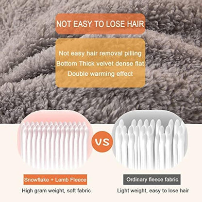 Thick warm cashmere blanket bedding hollow fiber down quilt
