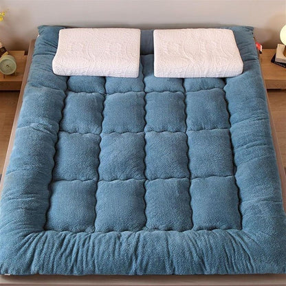 Folding Roll Up Mattress Sleeping Pad, Camping Portable Mattress, Sofa Bed Mattress, Double Plush Single Twin Mattress