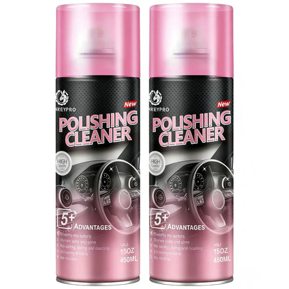 Car Interior Protectant Spray For Leahter and plastic One-Step Tire Shine Spray for Precise, Even Shine and Minimal Overspray ,15oz