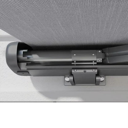 Wall-mounted electric retractable waterproof outdoor awning