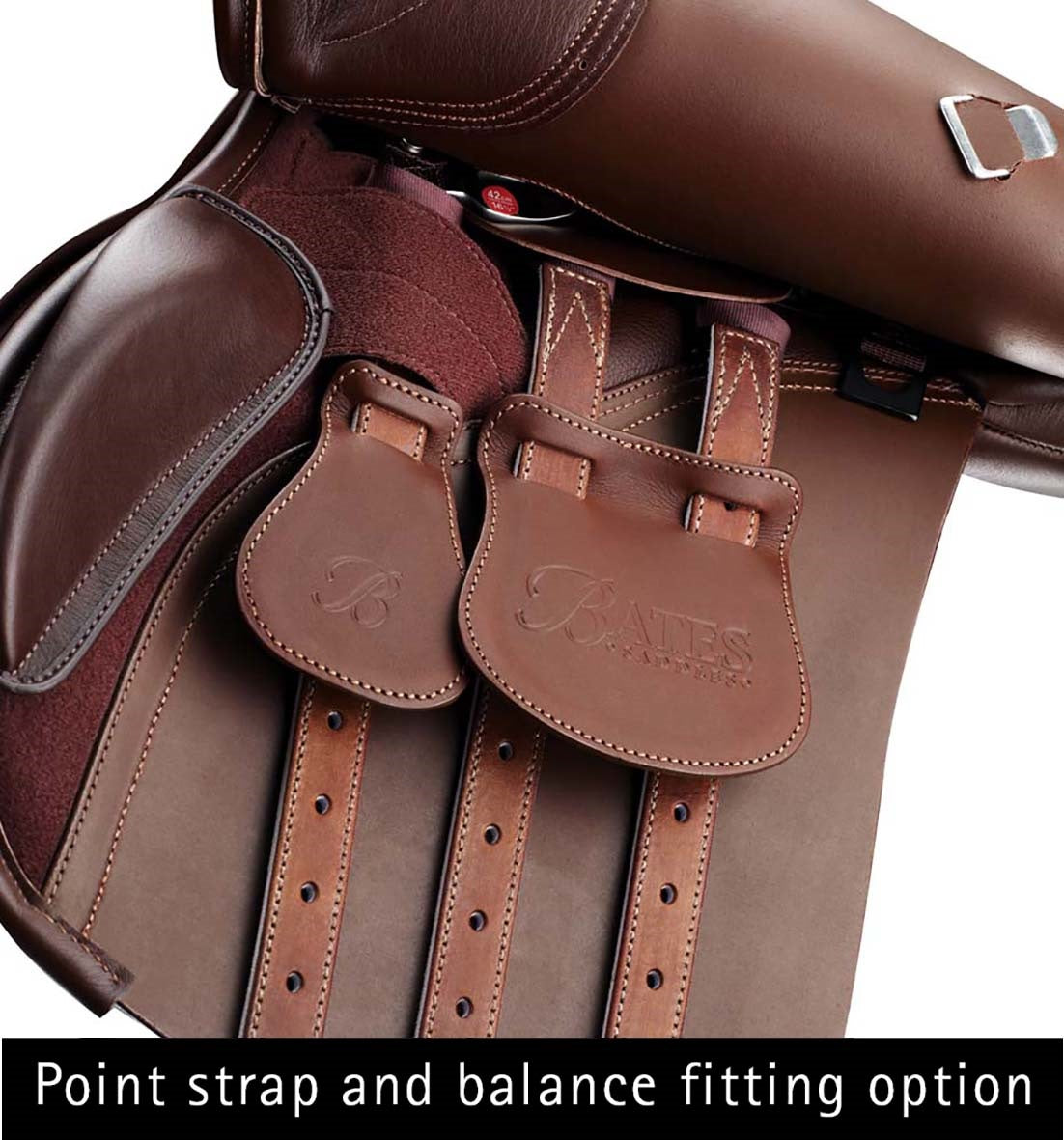 Bates All-Purpose Saddle in Heritage Leather with CAIR
