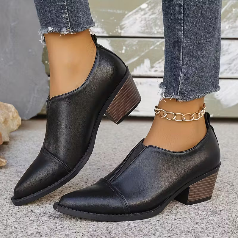 Women's Comfortable slip-on Ankle Boots