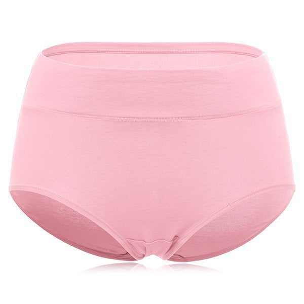 Cotton Seamless Solid Panty Breathable Briefs