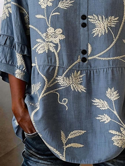 Women'S Casual Printed Top