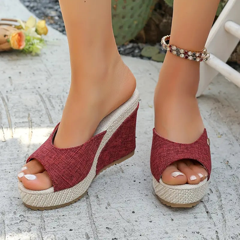 Women's Stylish Comfortable Espadrille Slip-On Sandals
