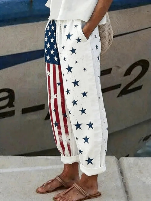 U.S. 250th Anniversary Linen Trousers