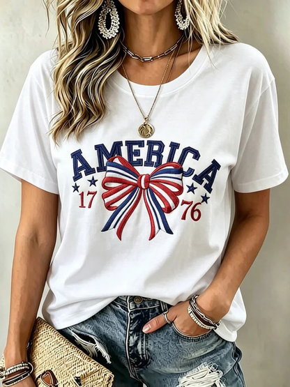 Women's America's 250th Anniversary Printed T-Shirt