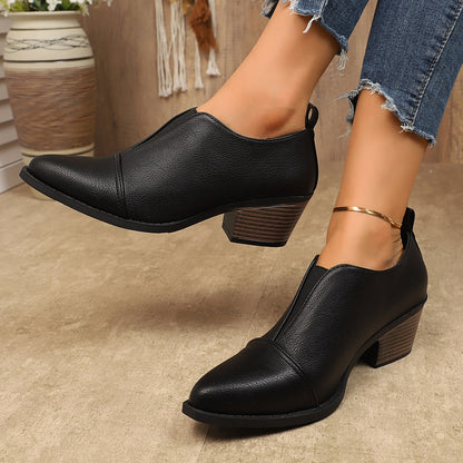 Women's Comfortable slip-on Ankle Boots
