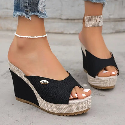 Women's Stylish Comfortable Espadrille Slip-On Sandals